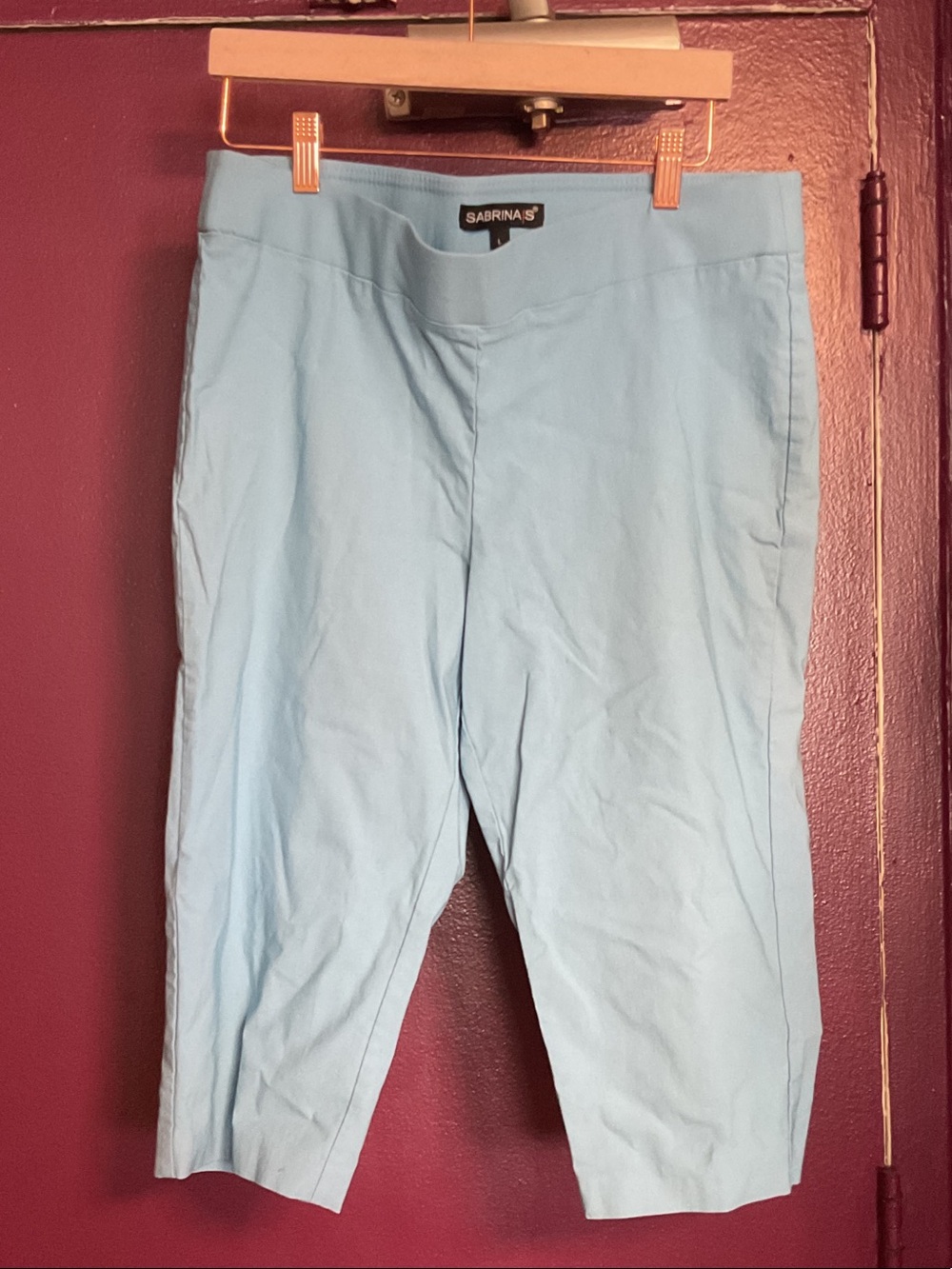 Sabrina S Light Blue Cropped Jeans - Women’s Ankle Capri